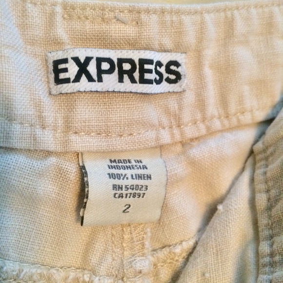 EXPRESS Linen Shorts - Picture 4 of 4